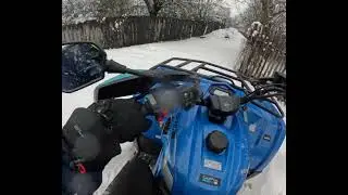 Hai afară la zăpadă Cfmoto450l @georgetirziu882 