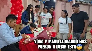 URGENTE YOVA Y MANU Llegaron Llorando😭En Plena Hora Del Pastel😨Y Nos Dijeron Que Paso Con su Abuela😢