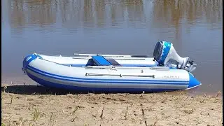 Honda BF20 и лодка Азимут Вектор 370 first run new engine