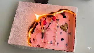 New year magical fire card making at home | DIY |