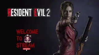 LIVE STREAM! RESIDENT EVIL 2 #3. episode Claire playthrough #residentevil2 #gaming #horror