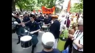 Princeton Reunions 2015 with songs - P-rade at start front of Nassau Hall