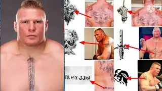 brock Lesnar body tattoo designs. #brocklesnar