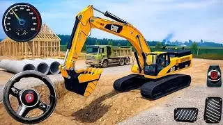Railroad Builder Simulator 3D - Highway Excavator Construction JCB - Android GamePlay