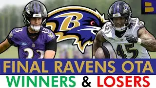 FINAL Ravens OTAs Winners & Losers Ft. Mike Green, Tyler Loop, & T.J. Tampa | Ravens Rumors
