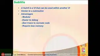 Lecture 3: Create SubVIs in Labview