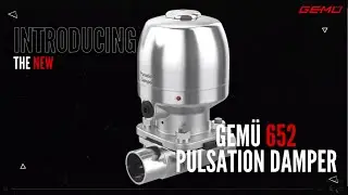 GEMU 652 Pulsation Damper - The New Innovative Solution to Pressure Surges