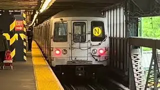 MTA NYCT: Rush hour train action at Queensboro Plaza on the 7, N, and W lines