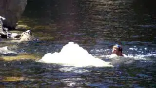 Homestake Reservoir 27 June 2011 Ice Berg Wrangling