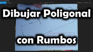 [AutoCAD] Dibujar poligonal con Rumbos