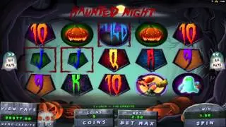 Free Haunted Night slot machine by Genesis Gaming gameplay ★ SlotsUp