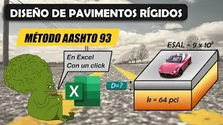 Diseño de pavimentos rígidos por el método AASHTO 93 en Excel