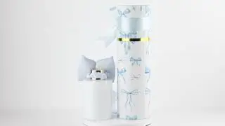 Bomboniera Diffusore con Fiocco Azzurro 💙 | Idea Profumata per Battesimo Bimbo