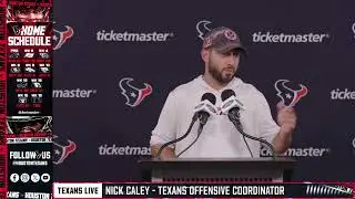 LIVE:  Houston Texans Coordinators address the media