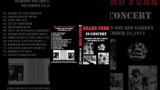 Grand Funk Railroad   Live @ MSG NYC   1972