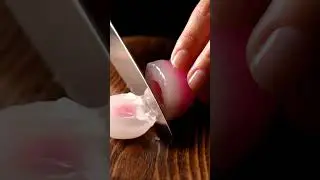 Satisfying Jelly Lychee Slice ASMR 🧊✨
