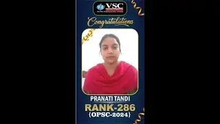 BELIEVE IN YOUR DREAMS | OPSC CSE RESULT | PRANATI TANDI | RANK - 286 | ODISHA’s Pride!