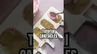 Como hacer cakesicles tutorial facil! #cakesicles #cakepops #baking