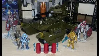 Halo Mega Construx UNSC Scorpion Clash Review
