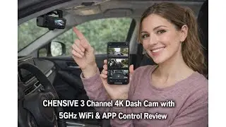 🚗 CHENSIVE 3-Channel 4K Dash Cam with 5GHz WiFi Review &ndash; Road Safety Worth It? 📸