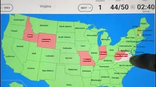 50 States Map Challenge!