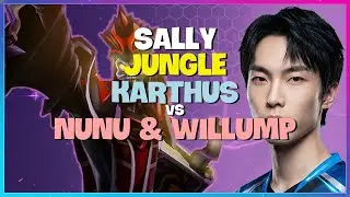 Sally UNSTOPPABLE Challenger Jungle Karthus Pathing and Teamfight Breakdown Engsub