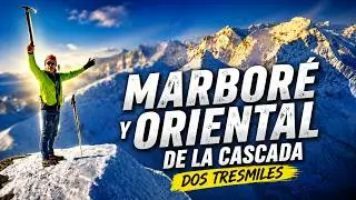 Pico Marboré y Pico Oriental de la Cascada  😍😍 Ordesa Invernal día 2