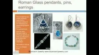 Roman glass jewelry  