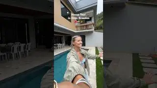 this Airbnb is INSANE! House Tour in Ol&oacute;n, Ecuador 🌺🇪🇨✨ #housetour #luxurytravel #airbnb