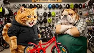 Father Cat Works For His Little Child | Animal Stories | #a #animalstories