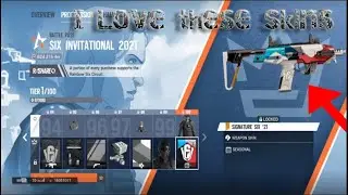 Neon Dawn Six Invitational Battle Pass 100 Tiers (Rainbow Six Siege)