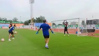 Agility ShotStopping / Goalkeeper Training 2023-24 : Poramat Promkaew  Ep.50