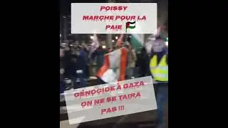 Marche pour la paix &agrave; Poissy        #yvelines #palestine #Israel  #Liban #Syrie #freepalestine #Gaza