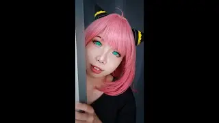 🆕🌟🥜 Anya Cosplay With Anya Wig🥜🌟 | Easy Wig Styling Tutorial With Anya Wig ✨