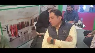 Saleem Ameen Sb discussed with  his friend about leather  mega show Updates