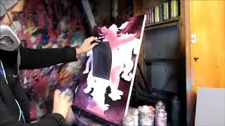 TMNT SPRAY PAINT ART by The Cospainter