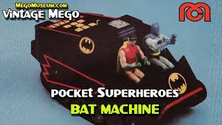 Vintage Mego: Pocket Superheroes Bat Machine