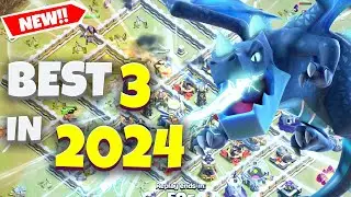 Top 3 BEST TH11 Attack Strategy 2024 - EASY TH11 3 STAR Attack Strategy -  Th11 WAR Attack Strategy