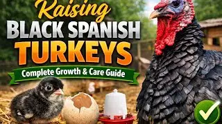 Raising Black Spanish Turkeys: Complete Growth & Care Guide