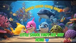 Little Shark Finds Her Way Home 💙 | Sweet Ocean Story Song