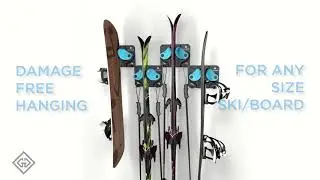 Gravity Grabber&reg; - The Ultimate Ski + Snowboard Rack