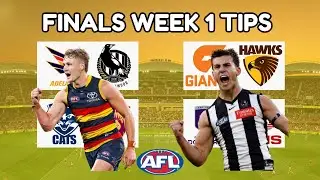 Finals Week 1 AFL Tips + Margin Comp 2025