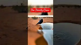 The Thirsty Crow &ndash; A Smart Lesson from a Clever Bird | Moral Story for Kids