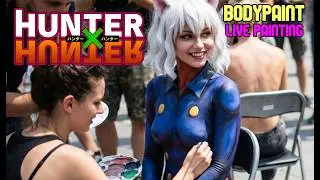 Hunter x Hunter Bodypaint Transformation - From Skin to Nen User