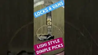 Locks4Vans L4V Lishi Style Dimple Pick CROSS-SECTION #Lishi #Lockpicking #L4V #Locks4Vans #lockpicks