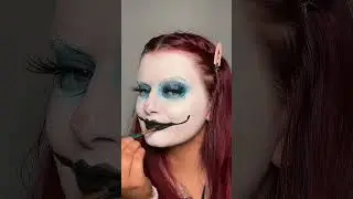 Zero the ghost dog from the nightmare before Christmas 🦇🌌🎃 #makeup #nightmarebeforechristmas