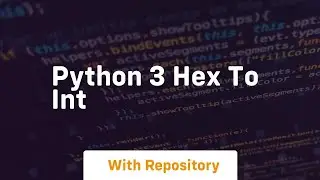 python 3 hex to int