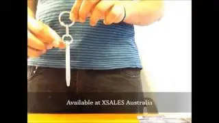 Robbotube Penis Plug Smooth with Glans Ring, O-Ring and Ball