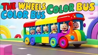 🌈 Wheels on the Rainbow Bus 🚍 | Fun Kids Song to Learn Colors | Nursery Rhyme by Jungle Jingles&rdquo;