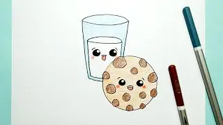 Milk and Cookies Drawing